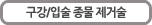 구강/입술 종물 제거술